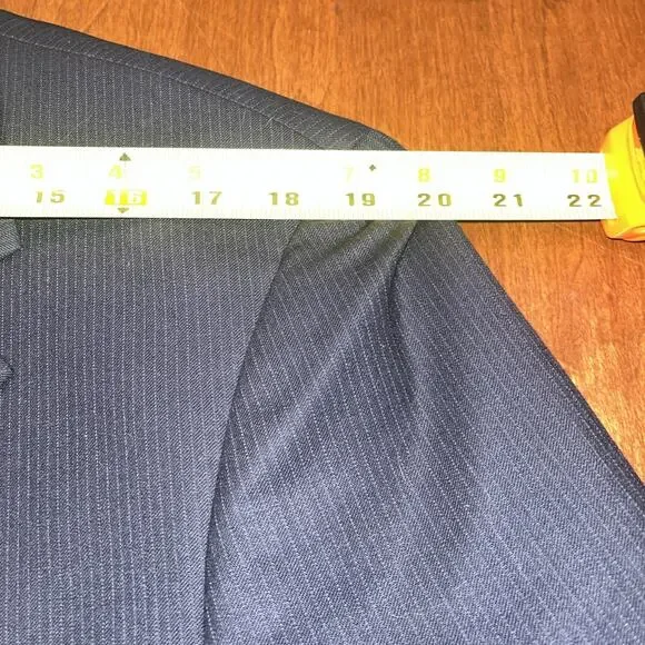 Brooks Brothers Men’s Navy Stripe Blazer 346 Size 40S - Picture 8 of 8